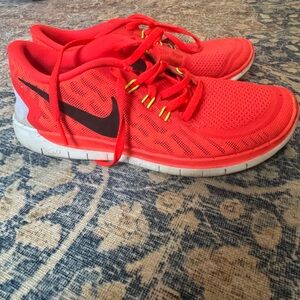 Nike Bright Red Running Shoes